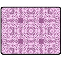 Ornamental Pink Fleece Blanket (medium)  by snowwhitegirl