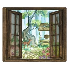 Town 1660349 1280 Double Sided Flano Blanket (small)  by vintage2030