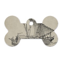 Ship 1515860 1280 Dog Tag Bone (two Sides) by vintage2030