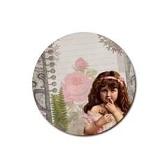 Vintage 1227585 1920 Rubber Round Coaster (4 Pack)  by vintage2030