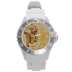 Vintage 1123731 1920 Round Plastic Sport Watch (l) by vintage2030