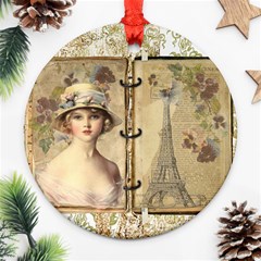 Paris 1122617 1920 Ornament (round) by vintage2030