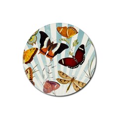 Butterfly 1064147 1920 Rubber Coaster (round)  by vintage2030