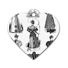 Vintage 1064131 1920 Dog Tag Heart (one Side) by vintage2030