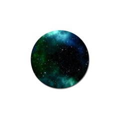 Galaxy Sky Blue Green Golf Ball Marker (10 Pack) by snowwhitegirl