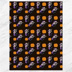 Halloween Skeleton Pumpkin Pattern Brown Canvas 18  X 24  by snowwhitegirl
