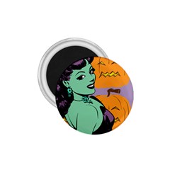 Zombie Retro Girl 1 75  Magnets by snowwhitegirl