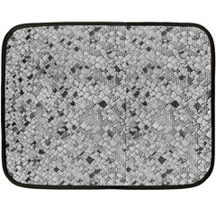 Cracked Texture Abstract Print Fleece Blanket (mini) by dflcprints