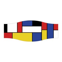 Mondrian Geometric Art Stretchable Headband by KayCordingly