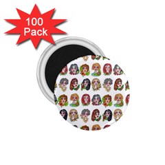 All The Petty Ladies 1 75  Magnets (100 Pack)  by ArtByAng