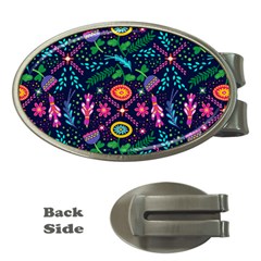 Colorful Pattern Money Clips (oval)  by Hansue