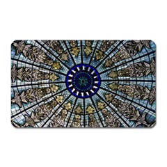 Pattern Art Form Architecture Magnet (rectangular) by Nexatart