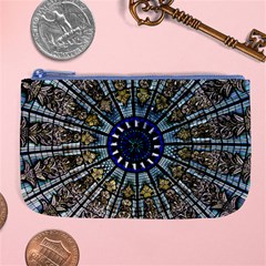 Pattern Art Form Architecture Large Coin Purse by Nexatart