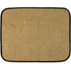 Burlap Coffee Sack Grunge Knit Look Fleece Blanket (mini) by dressshop