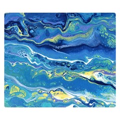 Sunlit Waters Double Sided Flano Blanket (small)  by lwdstudio