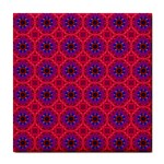 Retro Abstract Boho Unique Tile Coasters Front