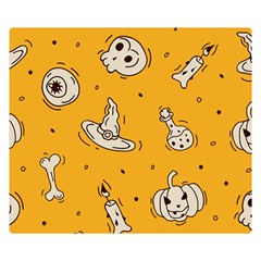 Funny Halloween Party Pattern Double Sided Flano Blanket (small)  by HalloweenParty