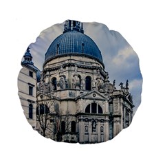 Santa Maria Della Salute Church, Venice, Italy Standard 15  Premium Round Cushions by dflcprintsclothing