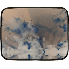 Deep Time Clouds Fleece Blanket (mini) by LoolyElzayat