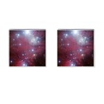 Christmas Tree cluster red stars nebula constellation Astronomy Cufflinks (Square) Front(Pair)