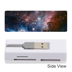Carina Nebula Ngc 3372 The Grand Nebula Pink Purple And Blue With Shiny Stars Astronomy Memory Card Reader (stick) by genx