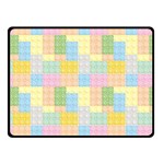 Lego Background Double Sided Fleece Blanket (Small)  45 x34  Blanket Front