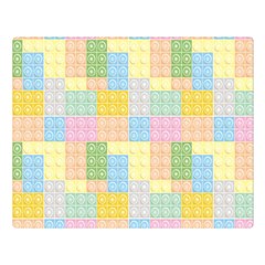Lego Background Double Sided Flano Blanket (large)  by Wegoenart