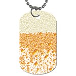 Beer Head Foam Cool Dog Tag (Two Sides) Back