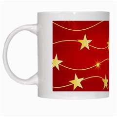 Background Christmas Decoration White Mugs by Simbadda
