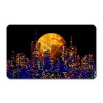 Skyline Frankfurt Abstract Moon Magnet (Rectangular) Front