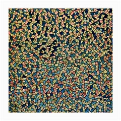 Background Cubism Mosaic Vintage Medium Glasses Cloth (2-side) by Wegoenart