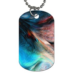 Background Art Abstract Watercolor Dog Tag (two Sides) by Wegoenart