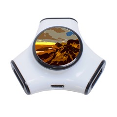 Scotland Monti Mountains Mountain 3-port Usb Hub by Pakrebo