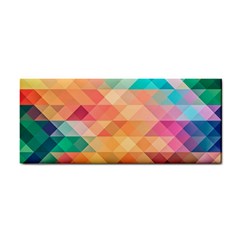 Texture Background Squares Tile Hand Towel by Pakrebo