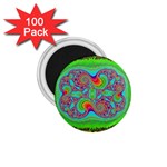 Fractal Art Design Fantasy Light 1.75  Magnets (100 pack)  Front