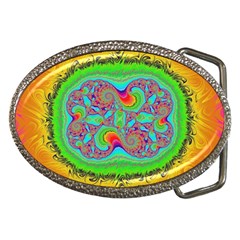 Fractal Art Design Fantasy Light Belt Buckles by Pakrebo