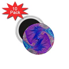 Fractal Artwork Art Design 1 75  Magnets (10 Pack)  by Pakrebo