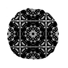 Kaleidoscope Mandala Art Standard 15  Premium Flano Round Cushions by Pakrebo
