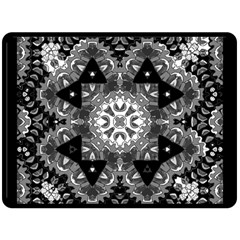 Mandala Calming Coloring Page Fleece Blanket (large)  by Pakrebo