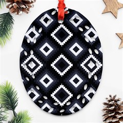 Native American Pattern Ornament (oval Filigree) by Valentinaart