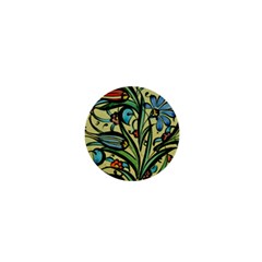 Mosaic Tile Art Ceramic Colorful 1  Mini Magnets by Pakrebo