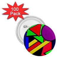 Background Color Art Pattern Form 1 75  Buttons (100 Pack)  by Pakrebo