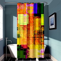 Too Square, Don t Care  Shower Curtain 36  X 72  (stall)  by WensdaiAmbrose
