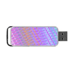 Diagonal Line Design Art Portable Usb Flash (one Side) by LoolyElzayat