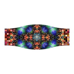 Mosaic Kaleidoscope Form Pattern Stretchable Headband by Pakrebo