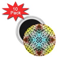 Farbenpracht Kaleidoscope 1 75  Magnets (10 Pack)  by Pakrebo