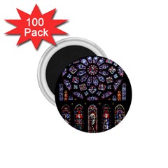 Rosette Cathedral 1 75  Magnets (100 Pack)  by Pakrebo