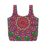 Background Image Decorative Full Print Recycle Bag (M) Back