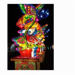 Dragon Lights Centerpiece Large Garden Flag (two Sides) by Riverwoman