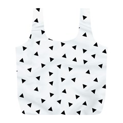Geometric Pattern Full Print Recycle Bag (l) by Valentinaart